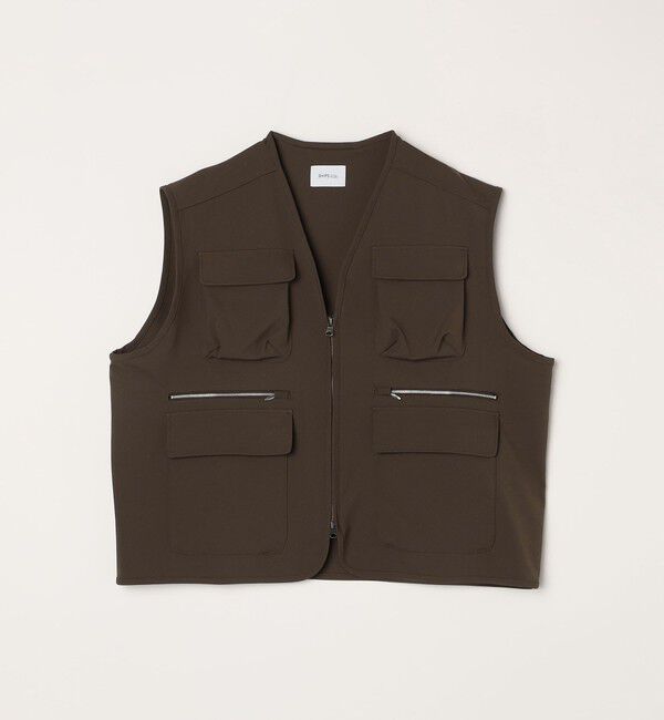SHIPS any「SHIPS any: 〈洗濯機可能〉ストレッチ ナイロン マルチポケット ベスト (セットアップ対応)◇」|ベスト・ジレ|