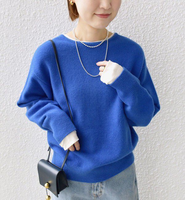 SHIPS for women「〈手洗い可能〉7G ウール カシミヤ ヘンリーネック 2WAY プルオーバー」|ニット・セーター|