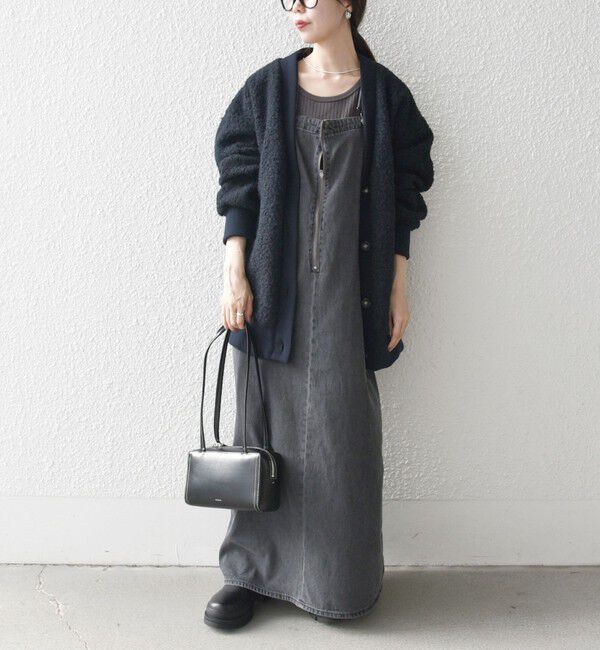 SHIPS any「SHIPS any: ナッピング ボア Vネック カーディガン ジャケット」|カーディガン|