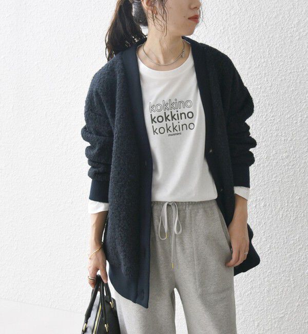 SHIPS any「SHIPS any: ナッピング ボア Vネック カーディガン ジャケット」|カーディガン|