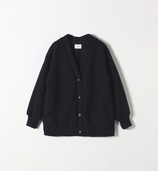 SHIPS any「SHIPS any: ナッピング ボア Vネック カーディガン ジャケット」|カーディガン|