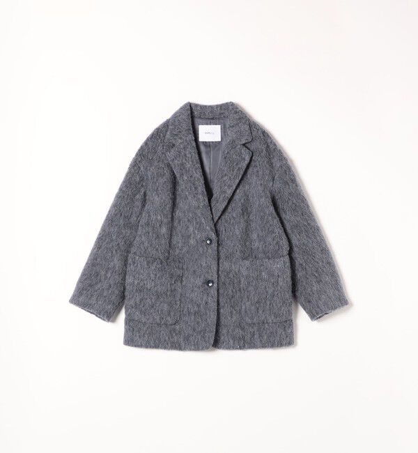 SHIPS any「SHIPS any: ウール ミックス シャギー シングル コート」|その他|