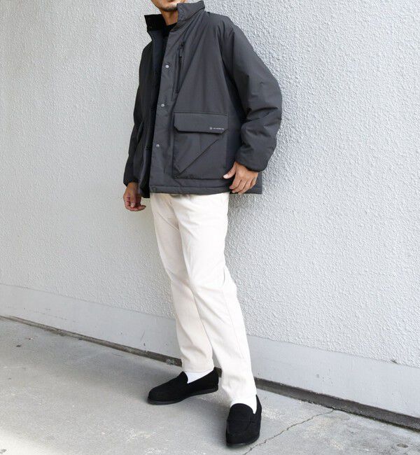 SHIPS any「SHIPS any:〈撥水・防風等〉多機能 中綿 2トーン スタンド ブルゾン◇」|ブルゾン・スタジャン|