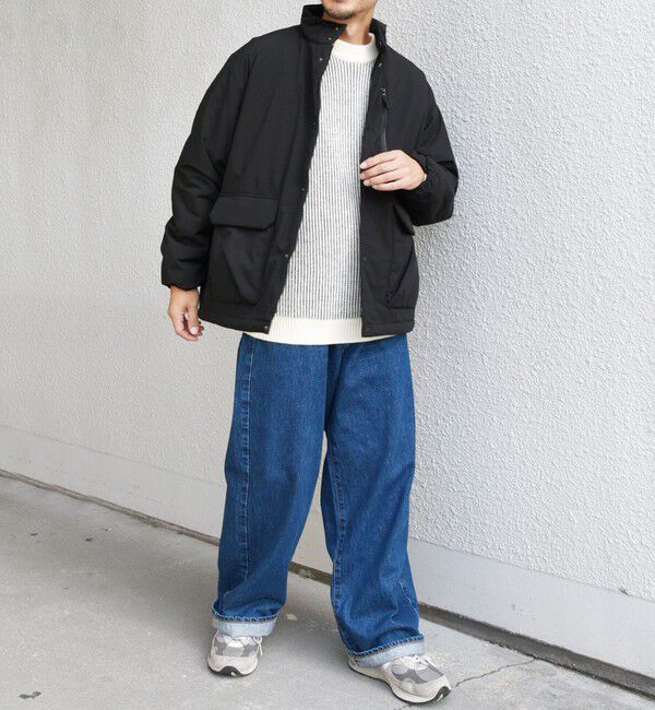 SHIPS any「SHIPS any:〈撥水・防風等〉多機能 中綿 2トーン スタンド ブルゾン◇」|ブルゾン・スタジャン|