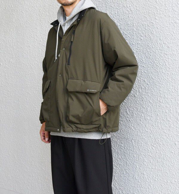 SHIPS any「SHIPS any:〈撥水・防風等〉多機能 中綿 2トーン スタンド ブルゾン◇」|ブルゾン・スタジャン|