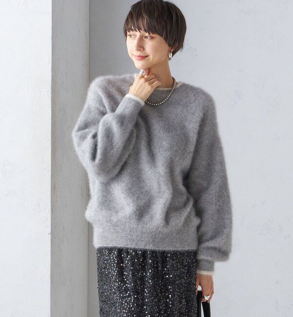 SHIPS for women「杢 FOX クルーネック プルオーバー」|ニット・セーター|