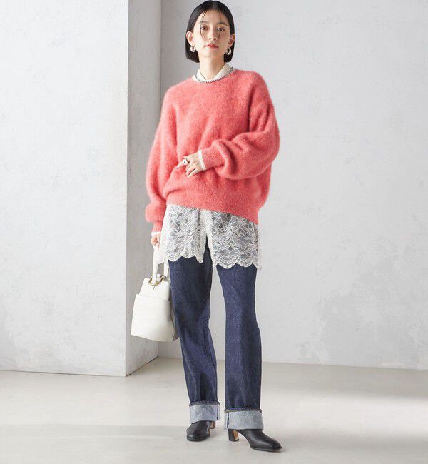 SHIPS for women「杢 FOX クルーネック プルオーバー」|ニット・セーター|