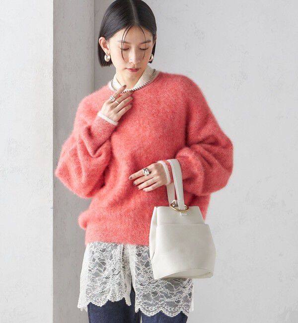 SHIPS for women「杢 FOX クルーネック プルオーバー」|ニット・セーター|