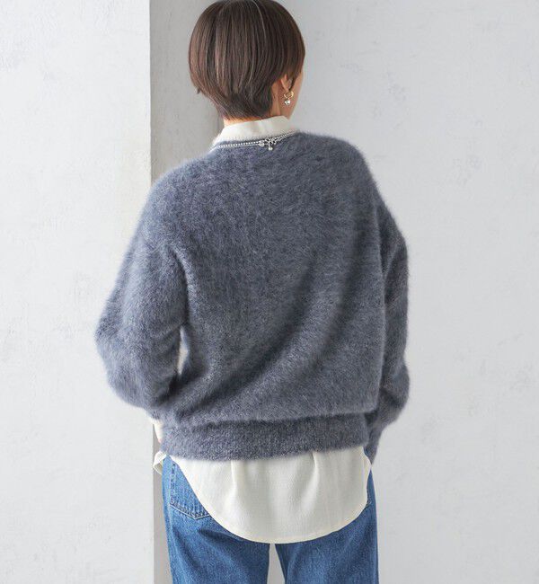 SHIPS for women「杢 FOX クルーネック プルオーバー」|ニット・セーター|