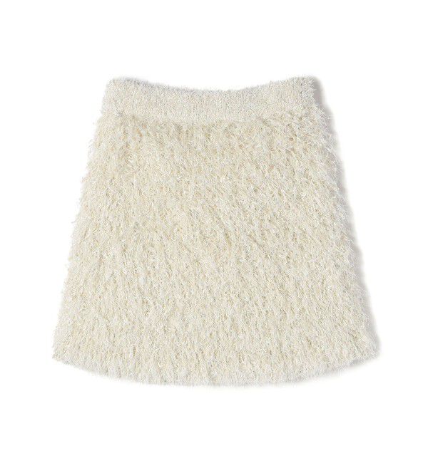 SHIPS for women「〈手洗い可能〉ラメ フリンジ ミニ スカート」|スカート|