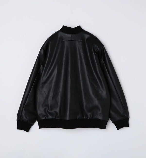 SHIPS Colors 「SHIPS Colors:THERMOLITE(R) ボア ボマー ジャケット 合成皮革◇」|ブルゾン・スタジャン|