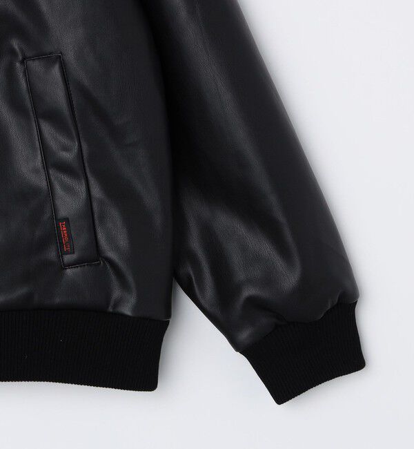 SHIPS Colors 「SHIPS Colors:THERMOLITE(R) ボア ボマー ジャケット 合成皮革◇」|ブルゾン・スタジャン|
