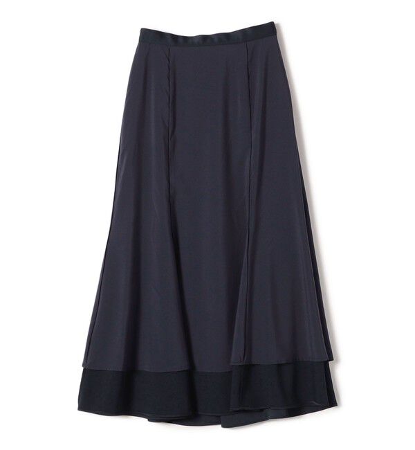 SHIPS for women「【SHIPS別注】troisiemeCHACO:〈手洗い可能〉サテン マーメイド スカート（セレモニー対応可）」|スカート|