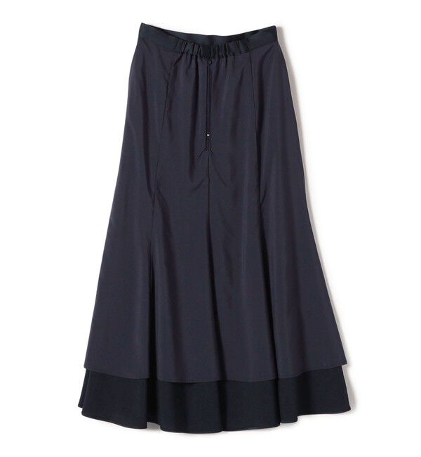 SHIPS for women「【SHIPS別注】troisiemeCHACO:〈手洗い可能〉サテン マーメイド スカート（セレモニー対応可）」|スカート|