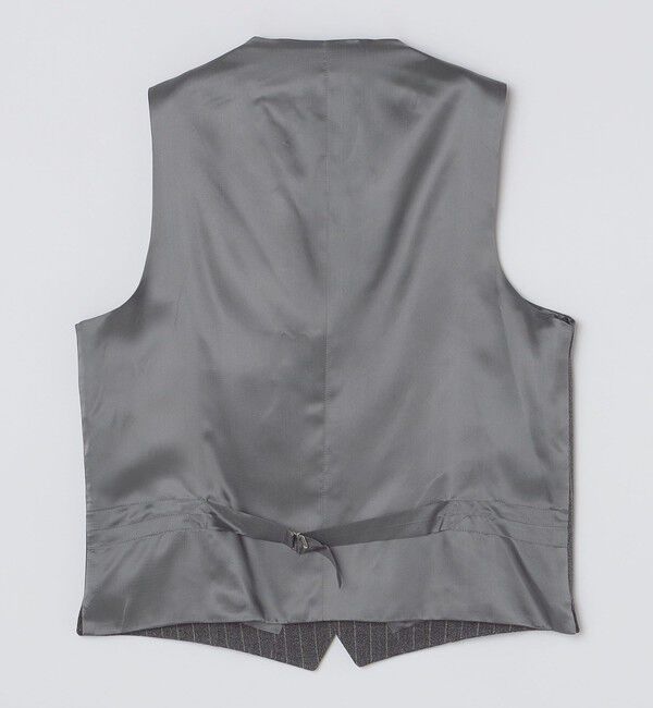 SHIPS「【SHIPS別注】CARUSO: チョークストライプ ラペルドベスト」|ベスト・ジレ|