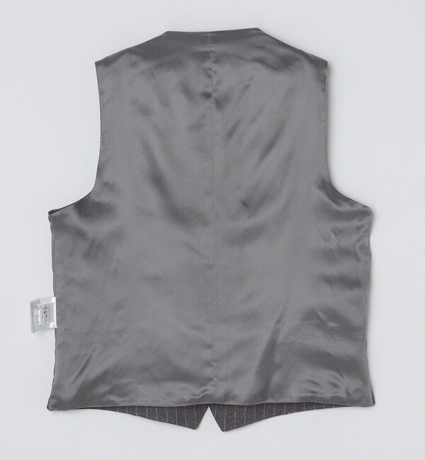 SHIPS「【SHIPS別注】CARUSO: チョークストライプ ラペルドベスト」|ベスト・ジレ|