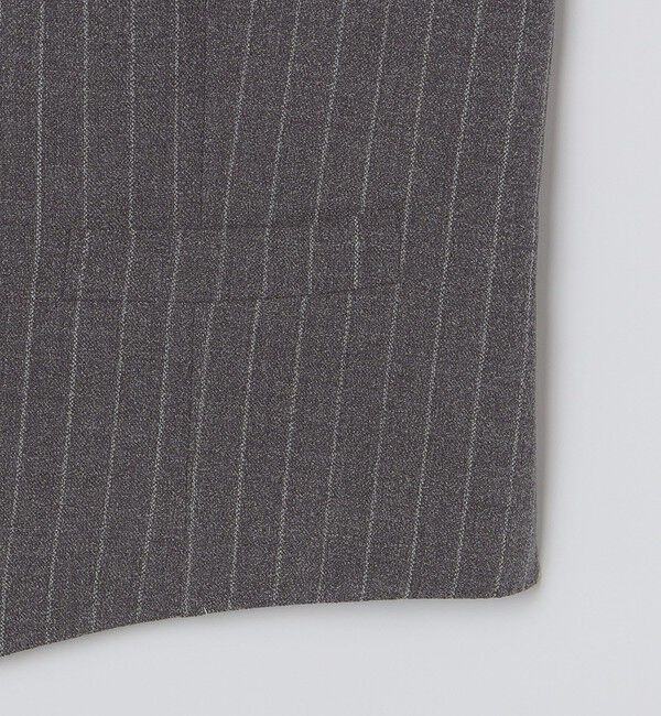 SHIPS「【SHIPS別注】CARUSO: チョークストライプ ラペルドベスト」|ベスト・ジレ|