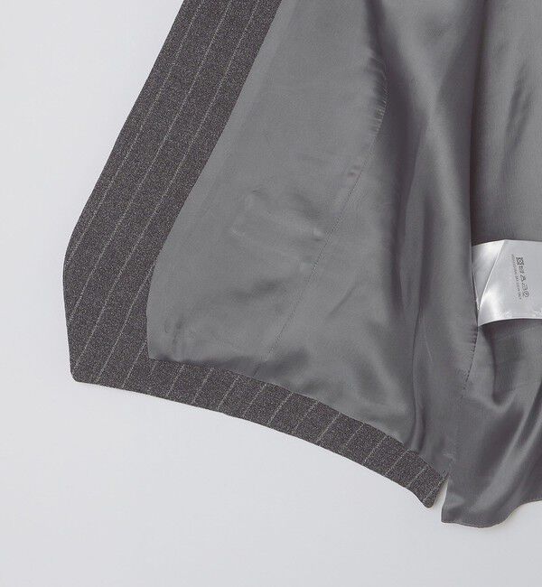 SHIPS「【SHIPS別注】CARUSO: チョークストライプ ラペルドベスト」|ベスト・ジレ|