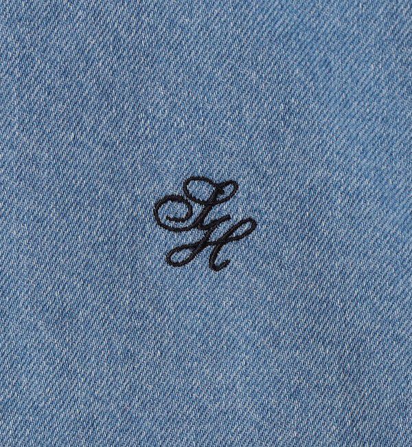 SHIPS for women「〈洗濯機可能〉デニム 刺繍 オーバー シャツ」|シャツ・ブラウス|