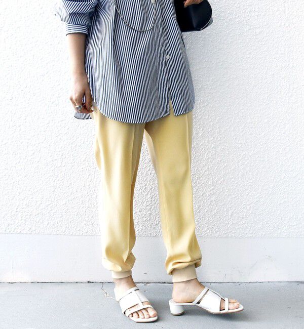 SHIPS for women「〈手洗い可能〉裾 リブ ドロスト パンツ」|その他|
