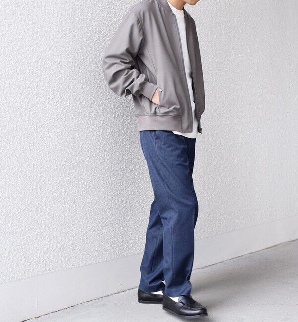 SHIPS any「SHIPS any:〈手洗い可能〉スマート フィット ショート ジップ ブルゾン◇」|ブルゾン・スタジャン|