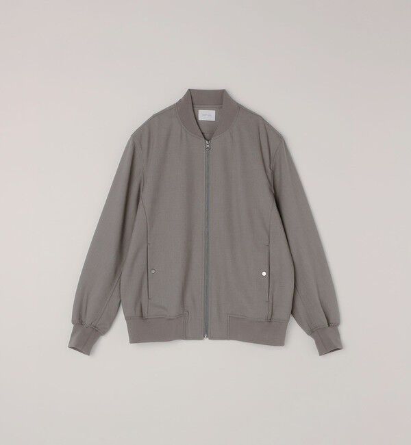 SHIPS any「SHIPS any:〈手洗い可能〉スマート フィット ショート ジップ ブルゾン◇」|ブルゾン・スタジャン|