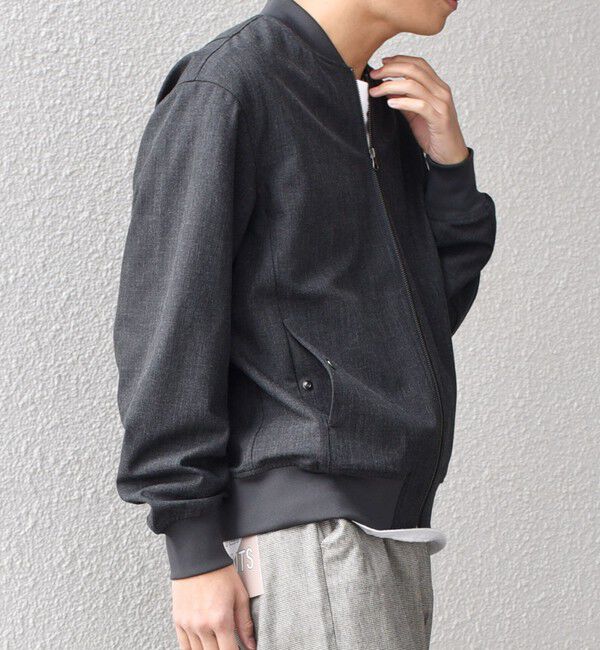 SHIPS any「SHIPS any:〈手洗い可能〉スマート フィット ショート ジップ ブルゾン◇」|ブルゾン・スタジャン|