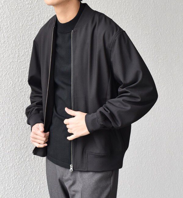 SHIPS any「SHIPS any:〈手洗い可能〉スマート フィット ショート ジップ ブルゾン◇」|ブルゾン・スタジャン|