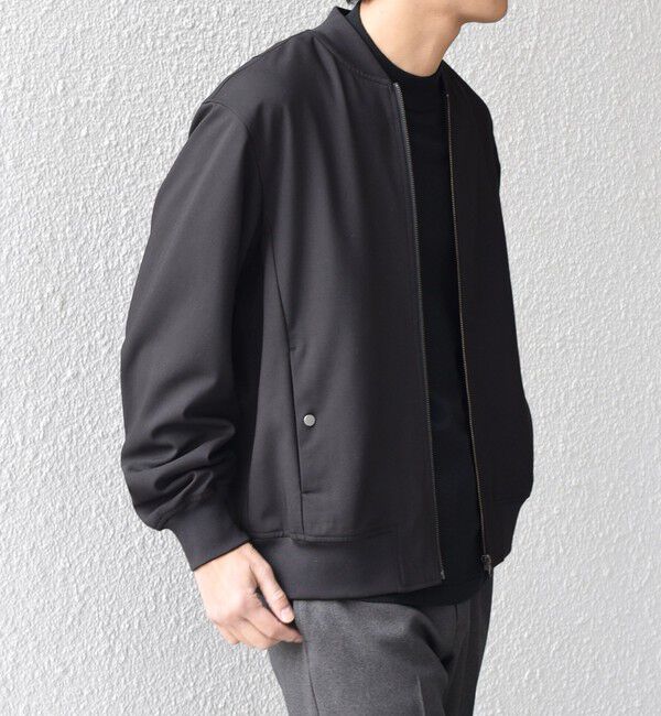 SHIPS any「SHIPS any:〈手洗い可能〉スマート フィット ショート ジップ ブルゾン◇」|ブルゾン・スタジャン|