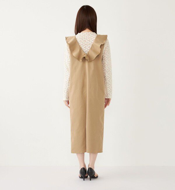 SHIPS Colors 「SHIPS Colors:〈手洗い可能〉ラッフル ジャンパースカート」|ジャンパースカート|