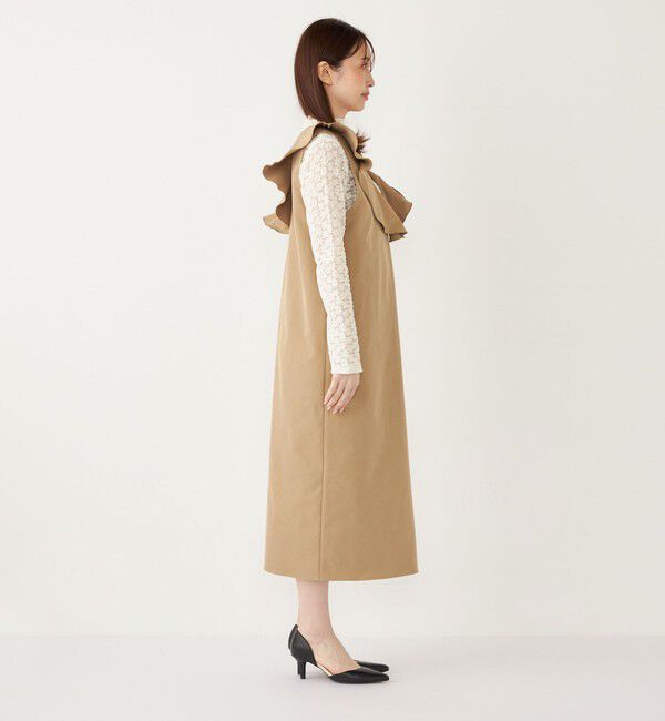 SHIPS Colors 「SHIPS Colors:〈手洗い可能〉ラッフル ジャンパースカート」|ジャンパースカート|