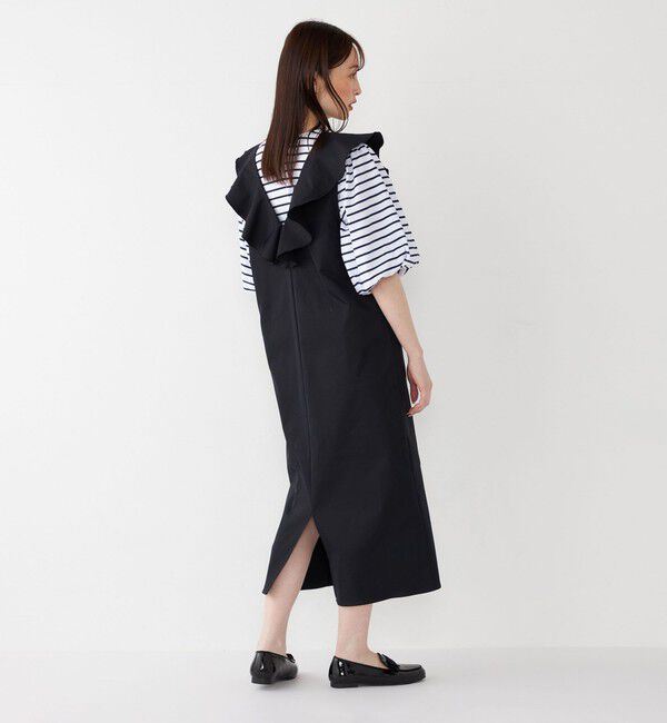 SHIPS Colors 「SHIPS Colors:〈手洗い可能〉ラッフル ジャンパースカート」|ジャンパースカート|