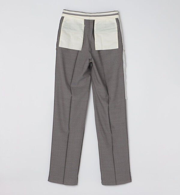 SHIPS「BERNARD ZINS: WALLIS トロピカル ソリッド スラックス」|スラックス|