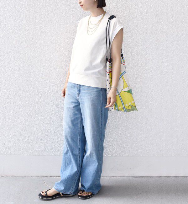 SHIPS for women「〈手洗い可能〉DEPEND アムンゼン ノースリーブ カットソー」|Tシャツ・カットソー|