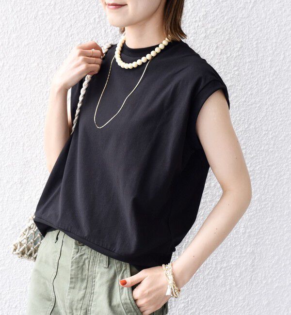 SHIPS for women「〈手洗い可能〉DEPEND アムンゼン ノースリーブ カットソー」|Tシャツ・カットソー|