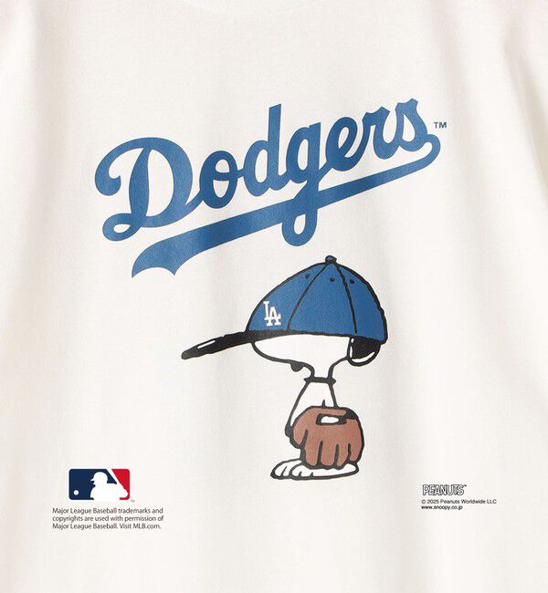 SHIPS KIDS「SHIPS KIDS:130～170cm / PEANUTS&times;MLB プリント Tシャツ」|Tシャツ・カットソー|