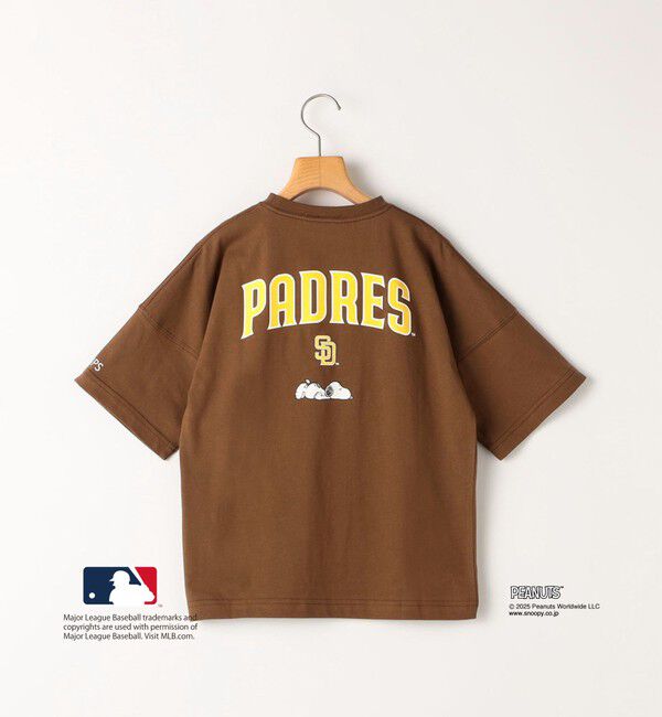 SHIPS KIDS「SHIPS KIDS:130～170cm / PEANUTS&times;MLB プリント Tシャツ」|Tシャツ・カットソー|