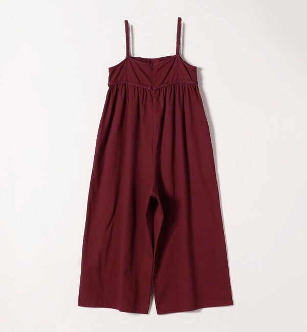 SHIPS any「bon_meur:〈手洗い可能〉ロープ編み コットン ワイド ギャザー サロペット」|オールインワン|