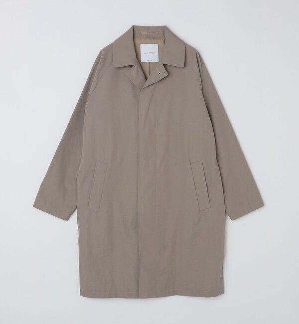 SHIPS「CARRARO: コットン/ナイロン ステンカラー コート」|ステンカラーコート|ベージュ系