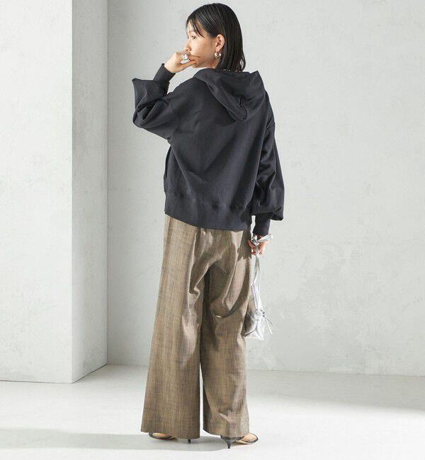 SHIPS for women「ミニ 裏毛 ジップ アップ フーディ」|パーカー|