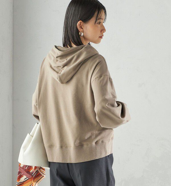 SHIPS for women「ミニ 裏毛 ジップ アップ フーディ」|パーカー|