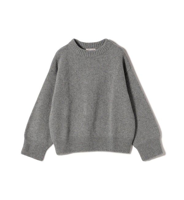 SHIPS for women「【SHIPS別注】ISLAND TIEDS:〈手洗い可能〉クルーネック ニット」|ニット・セーター|グレー