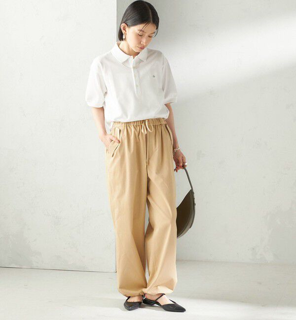 SHIPS for women「〈手洗い可 / 撥水加工〉サイド ポケット 裾 ドロスト パンツ」|その他|