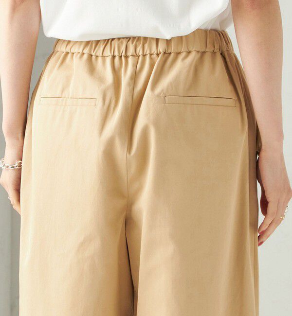 SHIPS for women「〈手洗い可 / 撥水加工〉サイド ポケット 裾 ドロスト パンツ」|その他|