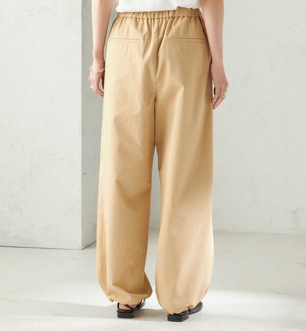 SHIPS for women「〈手洗い可 / 撥水加工〉サイド ポケット 裾 ドロスト パンツ」|その他|