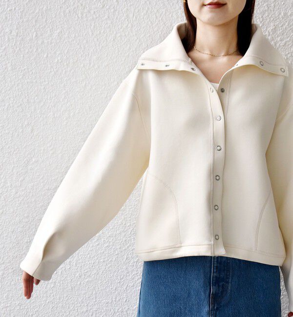 SHIPS for women「《予約》【WEB限定】〈手洗い可能〉裾 ドロスト ダンボール スナップ ボタン カーディガン」|カーディガン|