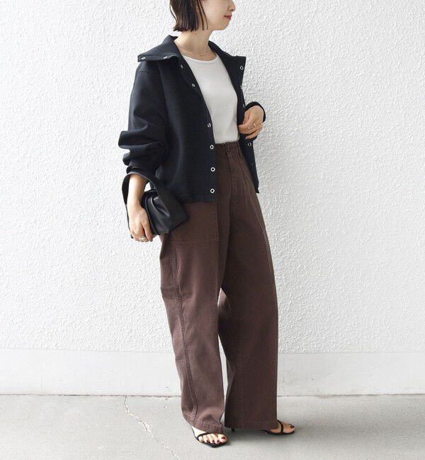 SHIPS for women「《予約》【WEB限定】〈手洗い可能〉裾 ドロスト ダンボール スナップ ボタン カーディガン」|カーディガン|