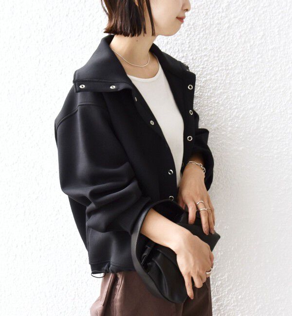 SHIPS for women「《予約》【WEB限定】〈手洗い可能〉裾 ドロスト ダンボール スナップ ボタン カーディガン」|カーディガン|