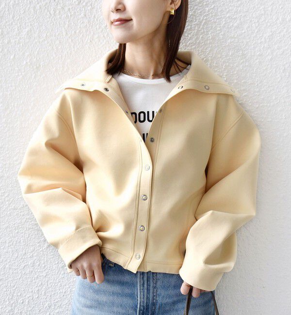 SHIPS for women「《予約》【WEB限定】〈手洗い可能〉裾 ドロスト ダンボール スナップ ボタン カーディガン」|カーディガン|