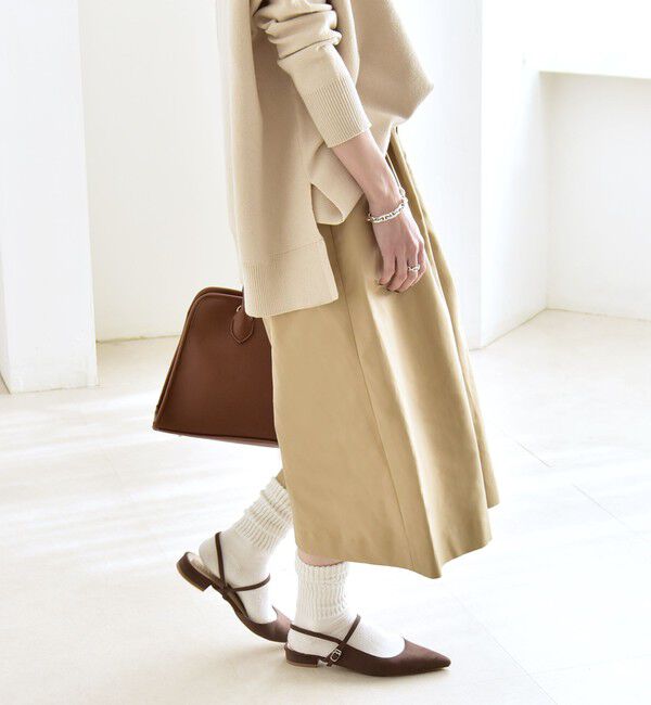 quaranciel「《予約》quaranciel:〈洗濯機可能〉タック キュロット パンツ」|キュロット|